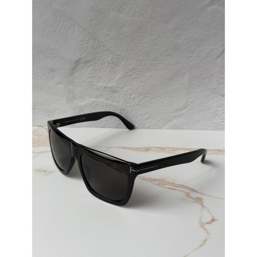 NEW Tom Ford FT0513-N Morgan Polarized Sunglasses Black - Picture 4 of 9